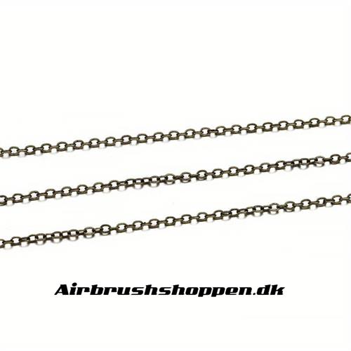 kæde Antik bronze i 1,7 mm - 1 meter